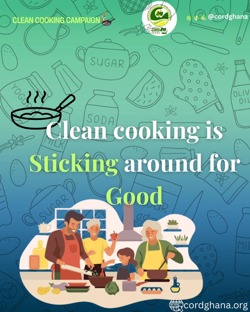 cordghana's tweet photo. Clean Cooking is staying with us for now and the future . Let's go clean !
#CleanCookingIsSafe
#CleanCookingNow
#cordghana https://t.co/swNbMxA3YE