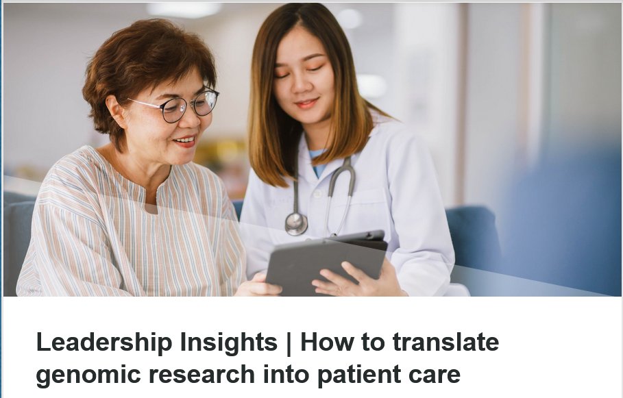 🧬 In this second installment, Grant Wood, CEO of GGMC, discusses the Cohorts to Clinics (C2C) model that connects genomic research with clinical practice. 

Read more from <a href="/HDMmagazine/">Health Data Management</a>:  
-&gt; healthdatamanagement.com/partners/ameri…

#genomics #genomicmedicine