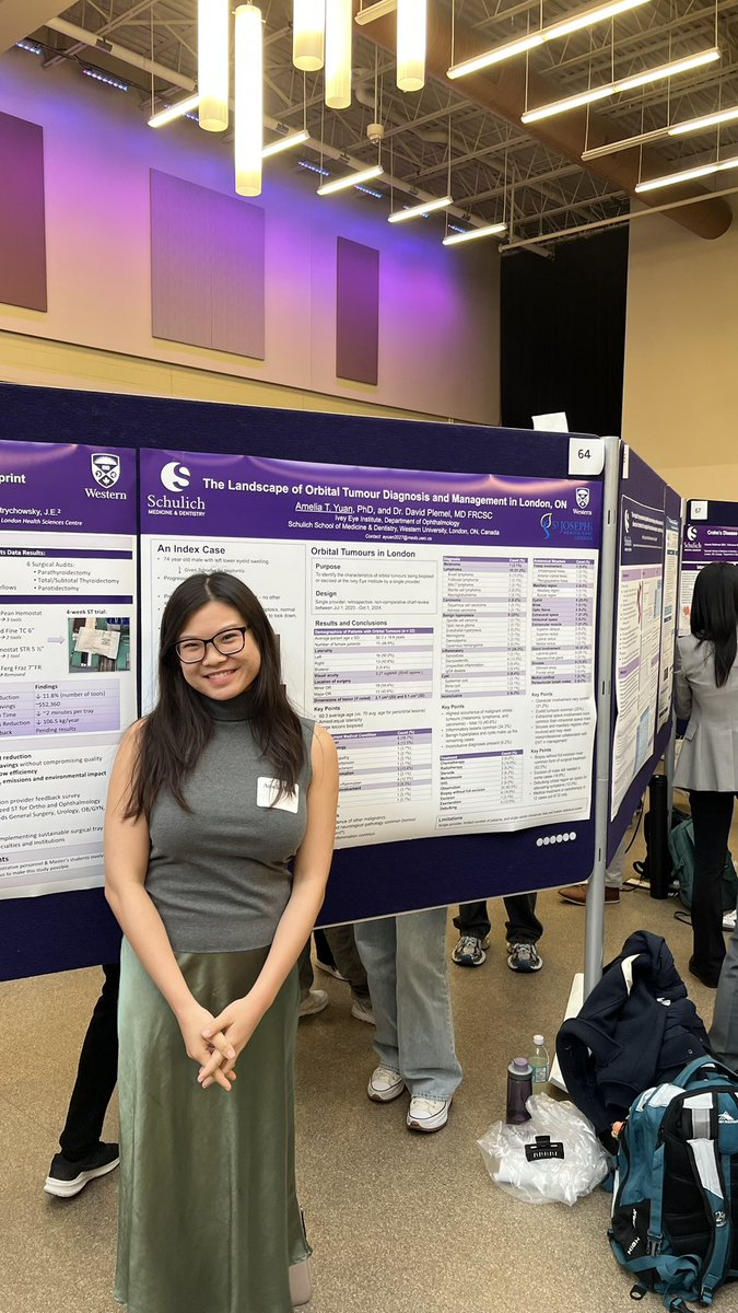 Western_MDPhD's tweet image. Our @SchulichMedDent MD/PhD trainees presented their research at London Health Research Day yesterday.
Topics ranged from neuroscience, endocrinology, clinical & translational medicine, ophthalmology, microbiology & immunology! 📊🔬🧫