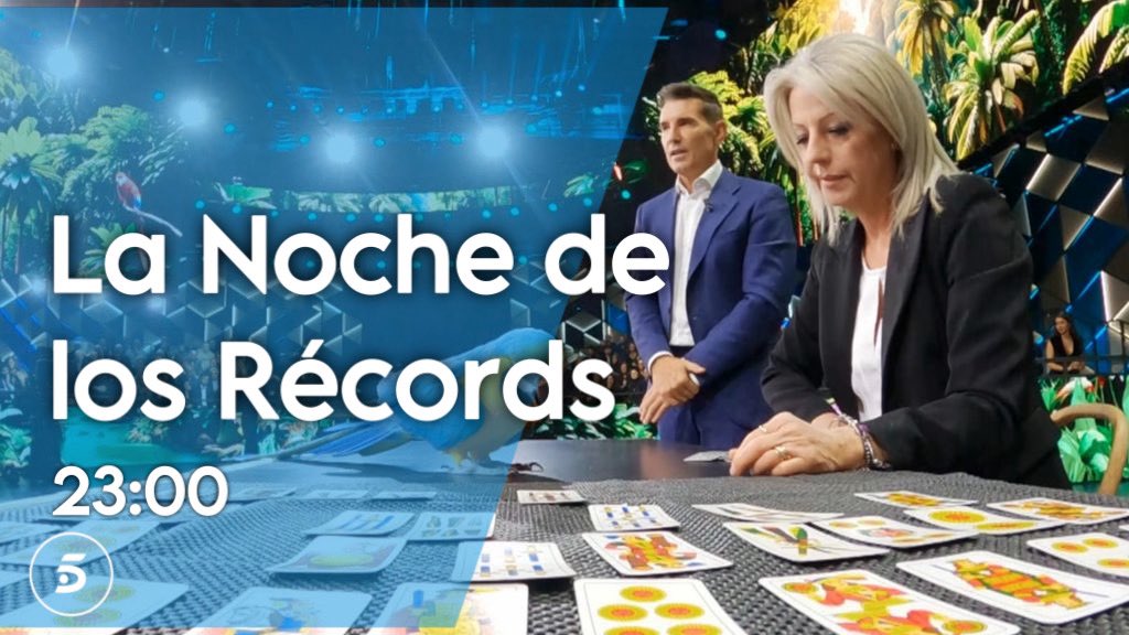 +QTele 📺 (@masqtele) on Twitter photo NUEVO PROGRAMA | #LaNocheDeLosRécords esta noche a las 23.00h en <a href="/telecincoes/">Telecinco</a> con <a href="/_JesusVazquez_/">Jesús Vázquez</a> y <a href="/alex_blanquer/">Àlex Blanquer 📺 Presentadora</a> ¡No te lo pierdas!
#LaNocheDeLosRécords2 🥇 NUEVO PROGRAMA | #LaNocheDeLosRécords esta noche a las 23.00h en <a href="/telecincoes/">Telecinco</a> con <a href="/_JesusVazquez_/">Jesús Vázquez</a> y <a href="/alex_blanquer/">Àlex Blanquer 📺 Presentadora</a> ¡No te lo pierdas!
#LaNocheDeLosRécords2 🥇