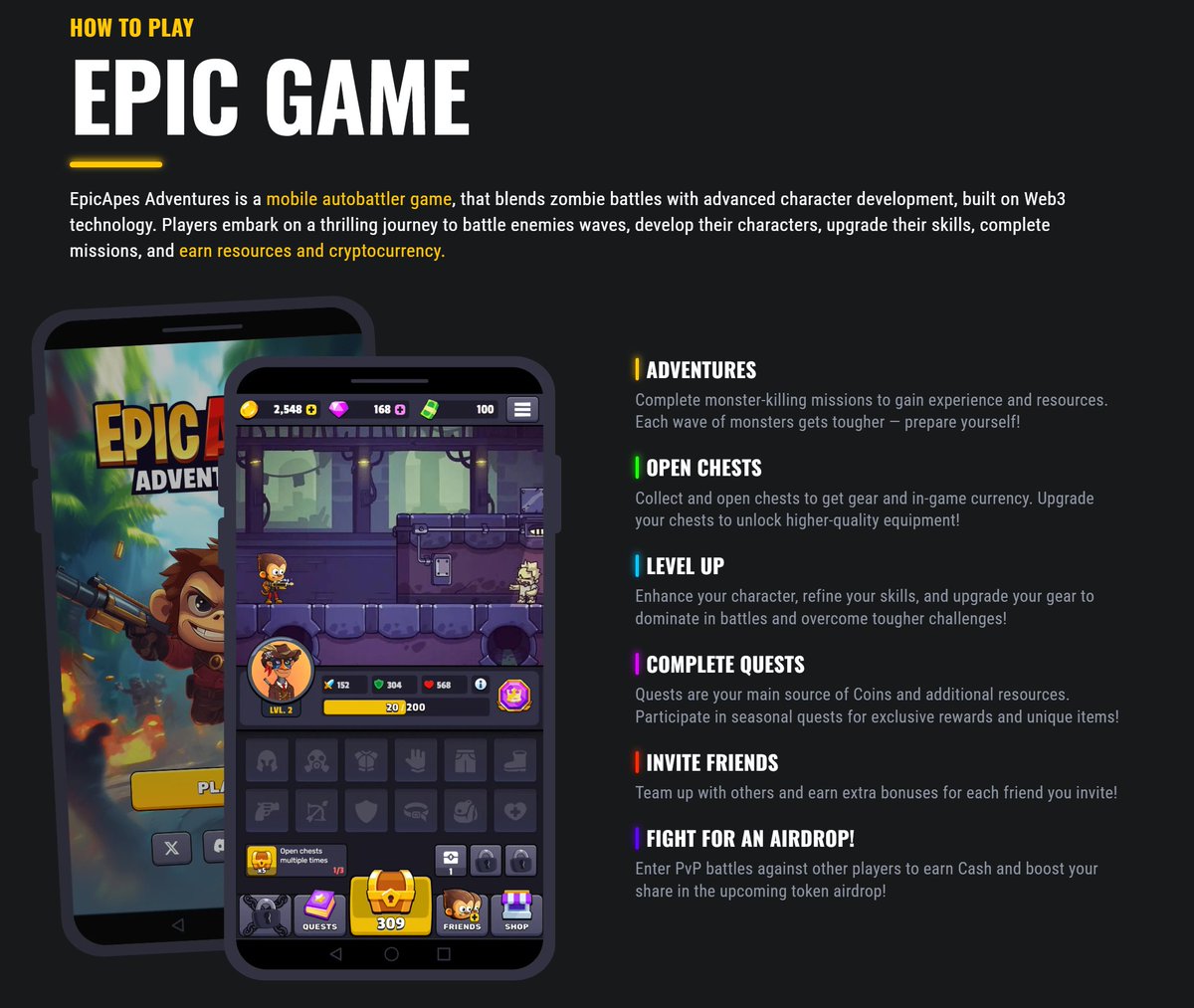 Waiting on EpicApes game?
Good ✅
Because once it drops, there's no going back:
- Play free
- Earn real
- Fight for the top
The jungle doesn't do mercy!⚔️

🚨 Hit that follow. You won't want to miss launch day!