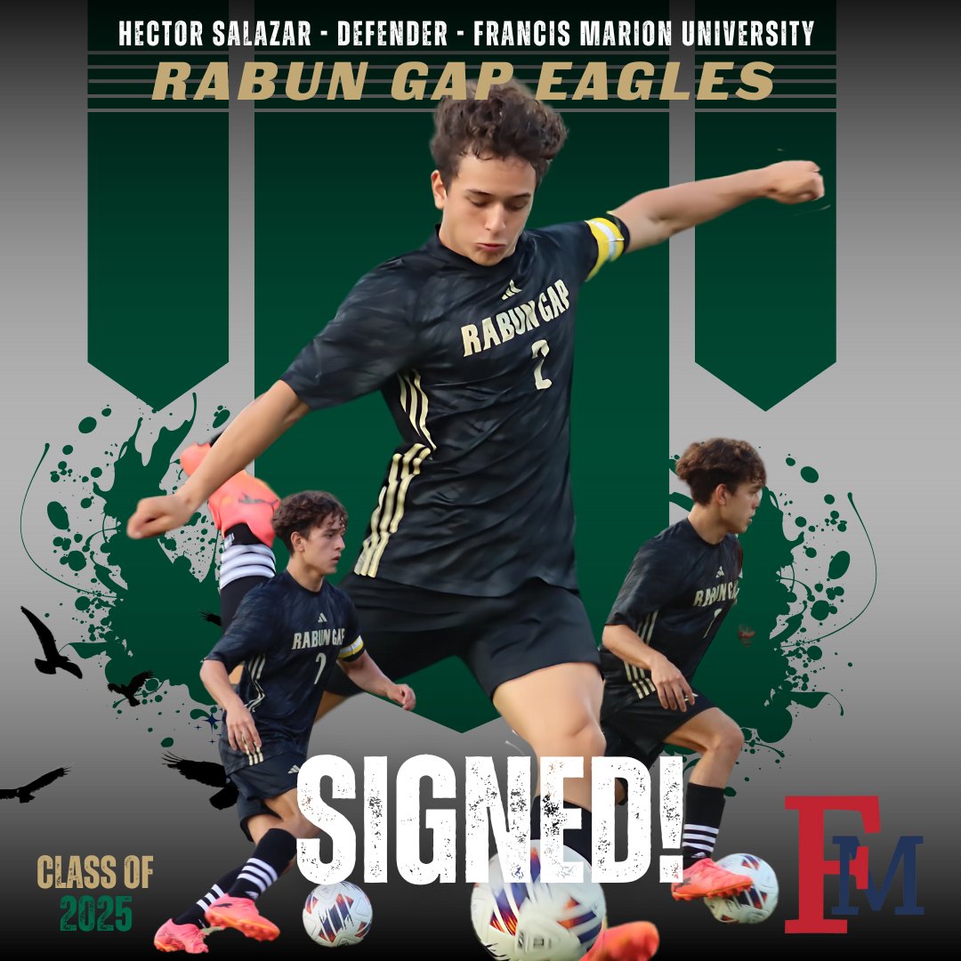 Rabun Gap Athletics (@rabungapeagles) on Twitter photo Congratulations to Hector Salazar on his commitment to continue the pursuit of academic and athletic excellence at Francis Marion University next fall. Hector joins the tradition of Eagles at the next level!
#LeadTheWay #Classof2025
<a href="/RGNS/">Rabun Gap-Nacoochee School</a> Congratulations to Hector Salazar on his commitment to continue the pursuit of academic and athletic excellence at Francis Marion University next fall. Hector joins the tradition of Eagles at the next level!
#LeadTheWay #Classof2025
<a href="/RGNS/">Rabun Gap-Nacoochee School</a>