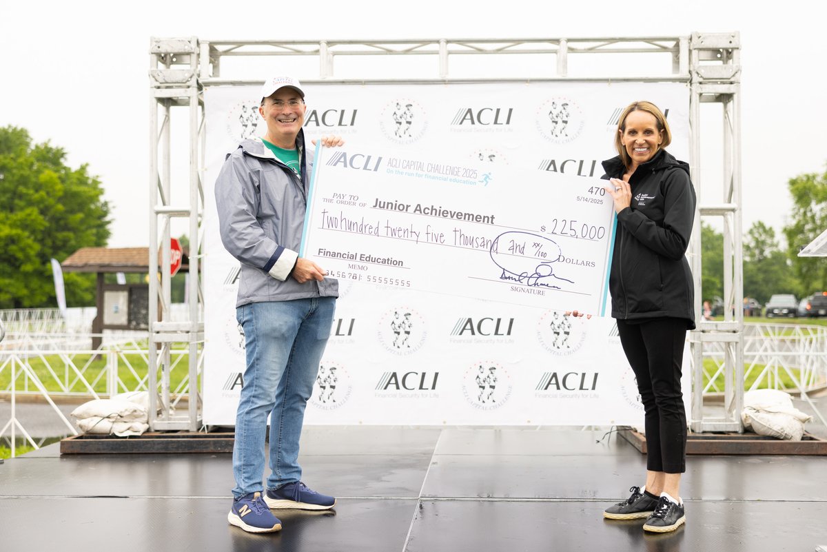ACLINews's tweet image. A very successful 2025 ACLI Capital Challenge! Thank you to everyone who sponsored, volunteered and participated in the three-mile road race. We are already looking forward to the 2026 race.

See the race results 👉 bit.ly/4keC5tP #CapChallenge