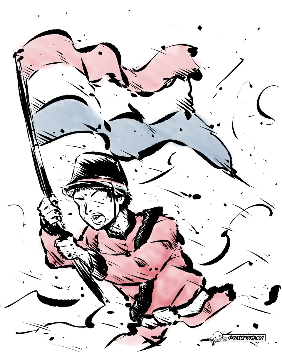 Dassprosac07's tweet image. "¡Jouke'y Paraguái, iporãma...
Anive marãmo ñañesũ...
Mbárete ha tindy ndaijavéiri...
oihápe joja ha joayhu!"
¡Feliz 214 años de independencia, Tetã Paraguay!
#ilustración #paraguay🇵🇾 #independencia #fiestaspatrias #guarani #paraguayartist