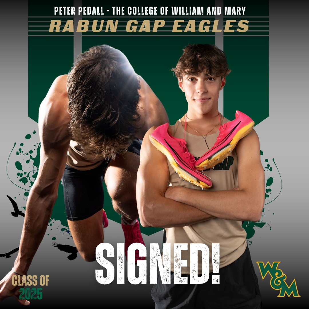 Rabun Gap Athletics (@rabungapeagles) on Twitter photo Congratulations to Peter Pedall on his commitment to continue the pursuit of academic and athletic excellence at the College of William and Mary next fall. Peter joins the tradition of Eagles at the next level!
#LeadTheWay #Classof2025
<a href="/RGNS/">Rabun Gap-Nacoochee School</a> Congratulations to Peter Pedall on his commitment to continue the pursuit of academic and athletic excellence at the College of William and Mary next fall. Peter joins the tradition of Eagles at the next level!
#LeadTheWay #Classof2025
<a href="/RGNS/">Rabun Gap-Nacoochee School</a>