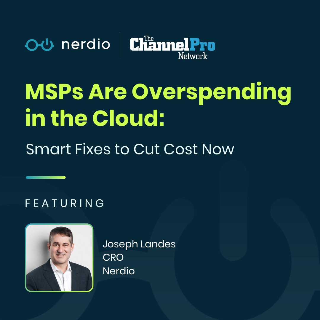 Nerdio (@getnerdio) on Twitter photo When you canāt see waste, you canāt fix it. Learn how to spot inefficiencies and pay what you need for cloud resources in this <a href="/ChannelProSMB/">ChannelPro Network</a> article featuring Joseph Landes: channelpronetwork.com/2025/05/01/msp⦠When you canāt see waste, you canāt fix it. Learn how to spot inefficiencies and pay what you need for cloud resources in this <a href="/ChannelProSMB/">ChannelPro Network</a> article featuring Joseph Landes: channelpronetwork.com/2025/05/01/mspā¦