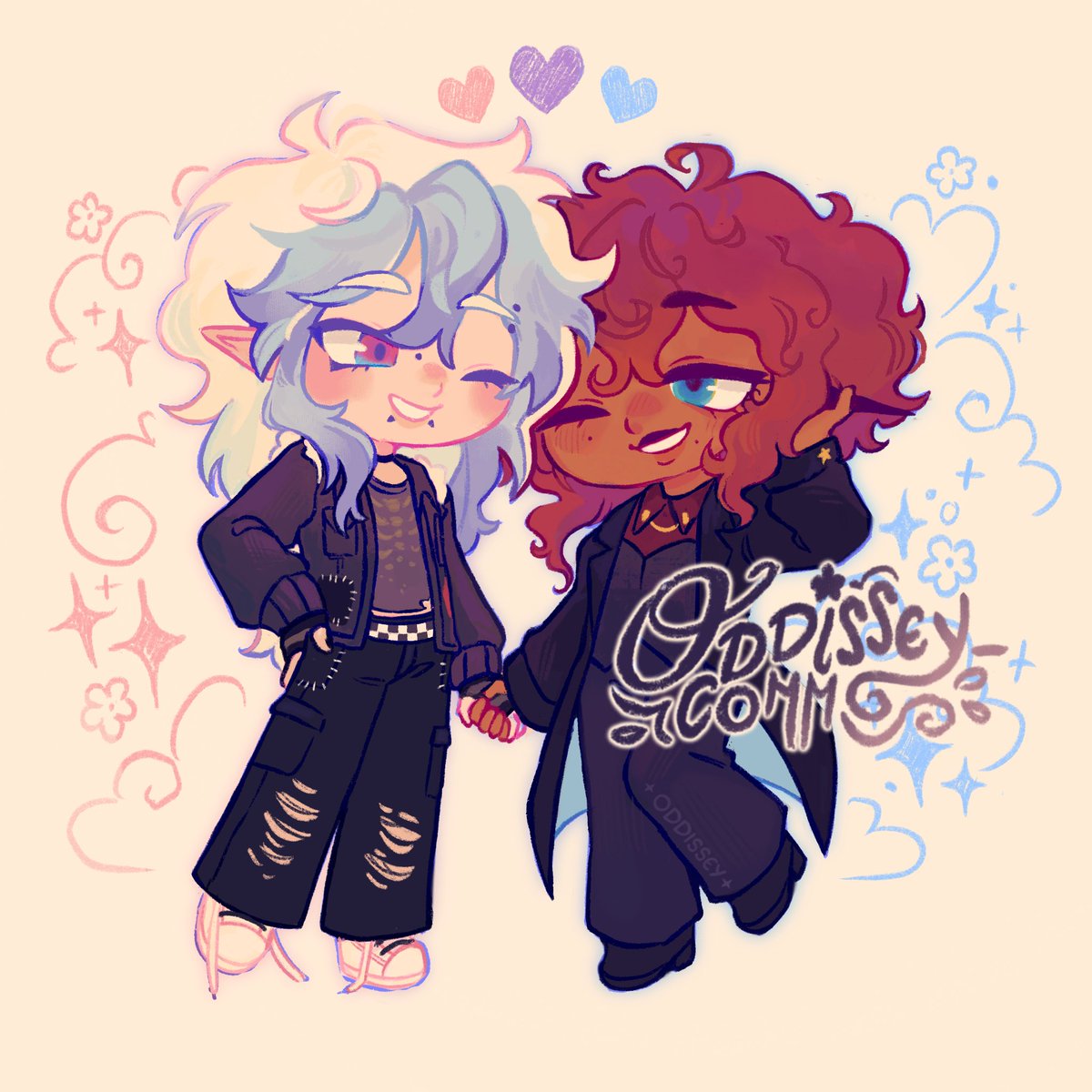 Haven’t had much time to draw lately ToT but here are some commis I’ve work on recently from the last batch :3
#Commissions