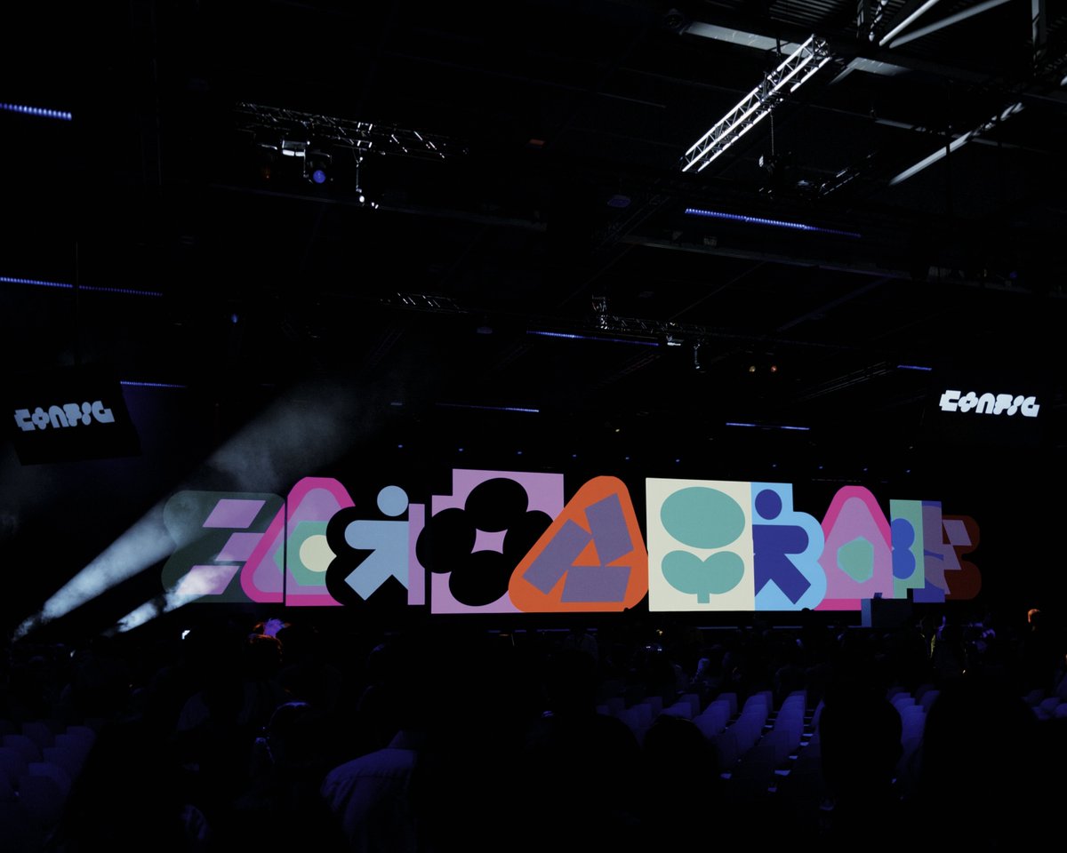 lichinlin's tweet image. all the colors from #Config2025 🌈