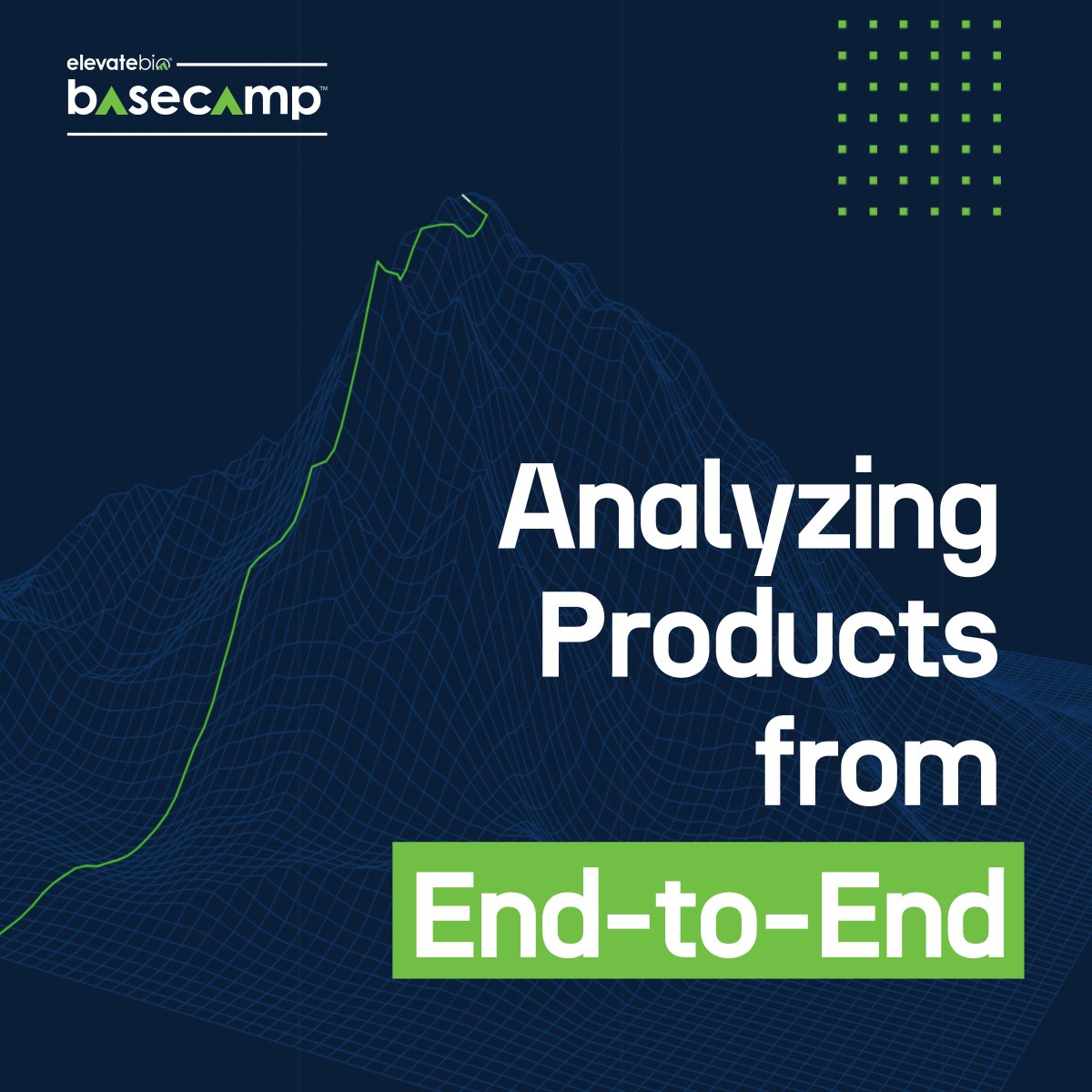 ElevateBio BaseCamp’s comprehensive analytical development services provide insights into product quality and safety, right from the start. Our quality control methods &amp; analytics help our partners accelerate timelines, saving costs: elevate.bio/end-to-end-cap…