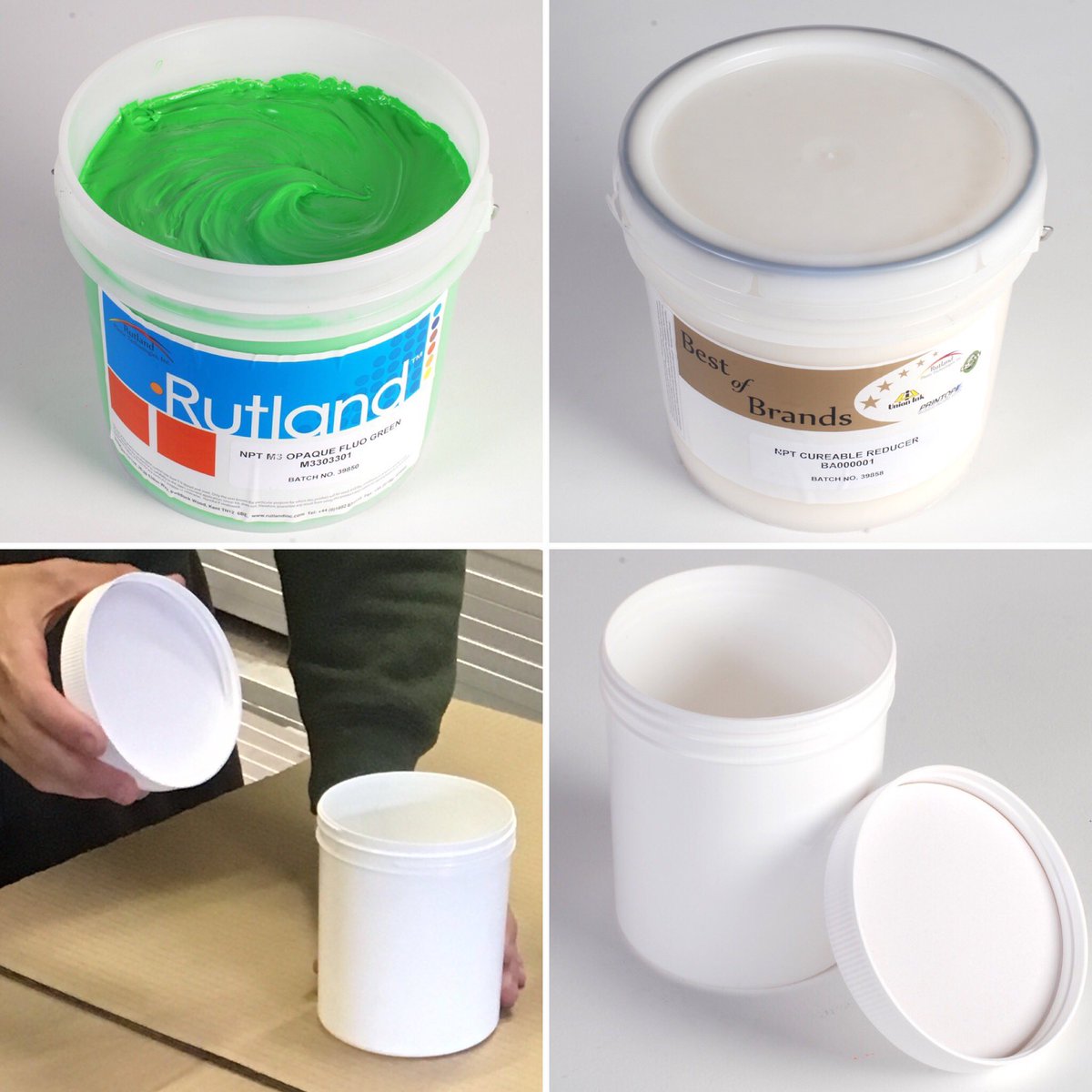 Screenstretch's tweet image. 💚🤍💚🤍➡️ Keep your Rutland ink mixed #Ink longer! 

➡️ ow.ly/8yjr308K9wv ⬅️😊 

1ltr Superior #Plastic Pots with Screw Lids
☎️01942888747 #Screenprinting #Screenprint #Screenprints

Price Online

#Silkscreen #ScreenprintingUK