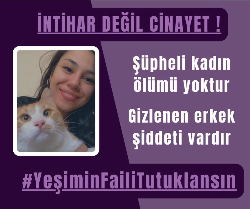 #YesiminFailiTutuklansın