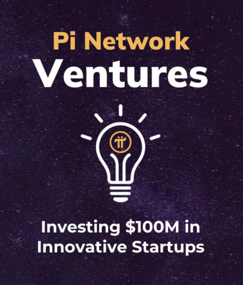🚀 JUST IN: Pi Network Ventures launches with \$100M fund (in Pi &amp; USD) to back startups boosting real-world Pi adoption &amp; utility! A major leap for the Pi ecosystem.

Apply now &amp; innovate with Pi!

\#PiNetwork #CryptoNews #Web3 #Startups #PiVentures #Blockchain