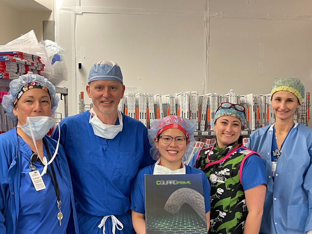 Last week, we enrolled our first patient in a new TCAR trial, which is assessing the use of a novel micromesh carotid stent. Dr. Patrick Geraghty serves as the national co-director for the trial. #WashUMedicine #WashUSurgery