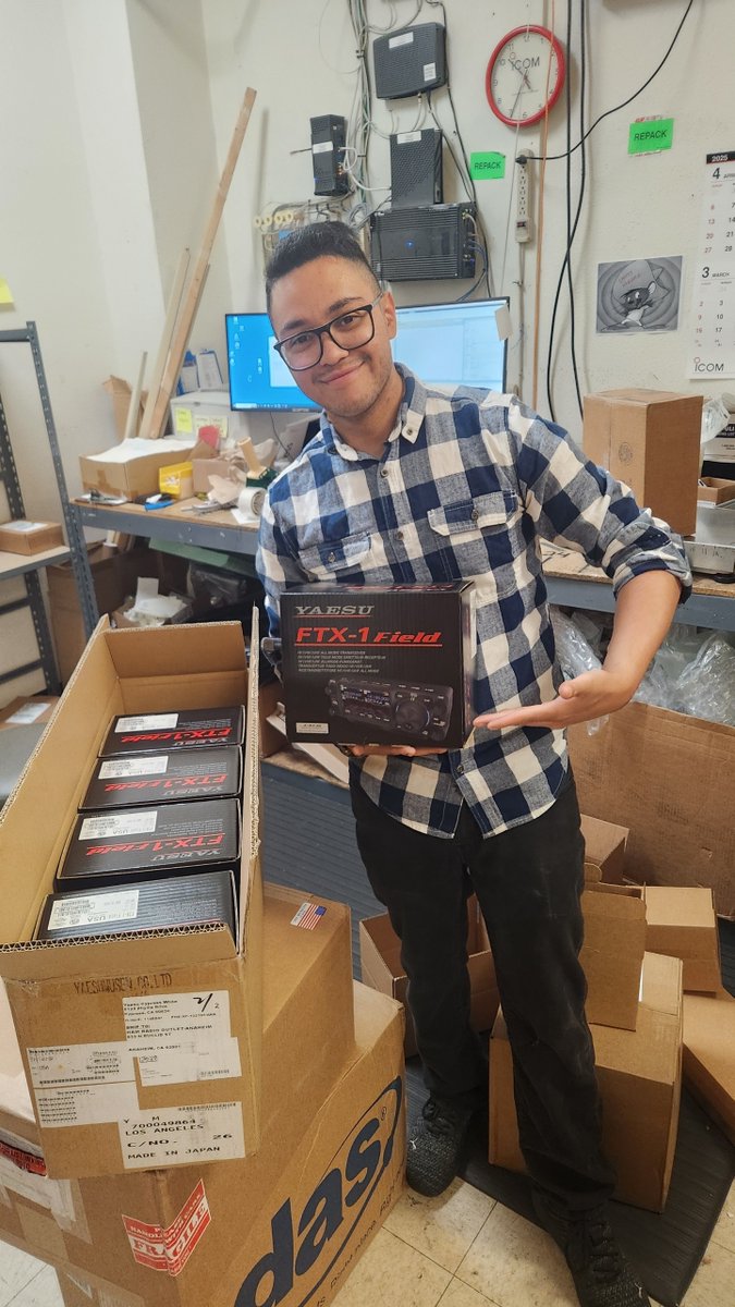Our first shipment of Yaesu FTX-1 Field radios just arrived at our Anaheim store!
Ham Radio Outlet: hamradio.com
