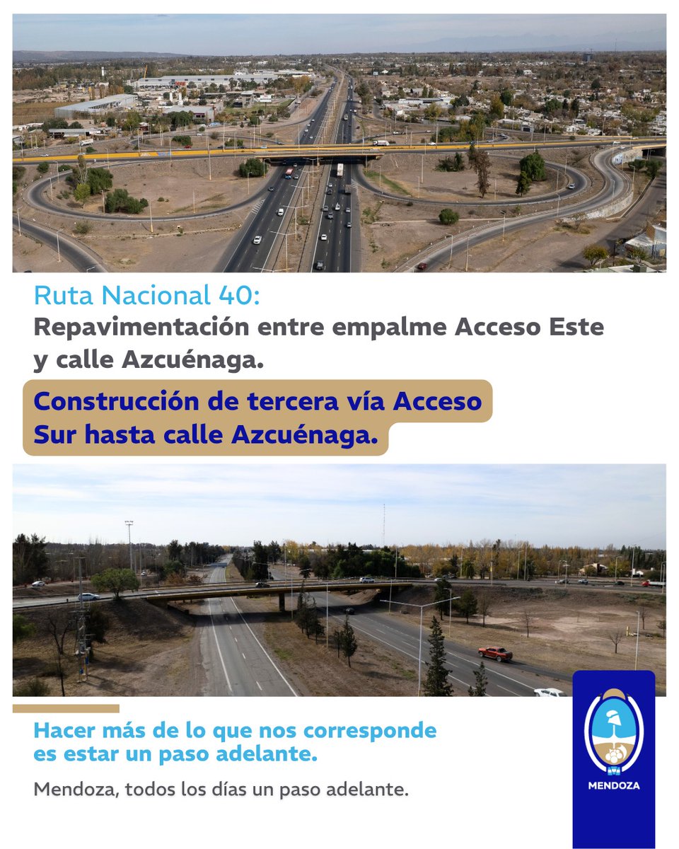 Junto a <a href="/alfredocornejo/">Alfredo Cornejo</a> firmamos un convenio con la Administración Nacional de Vialidad y la Secretaría de Transporte de Nación, para llevar a cabo obras en rutas nacionales en todos los oasis de Mendoza. Esto incluye intervenciones en la ruta 7, la ruta 40 y la ruta 143, que