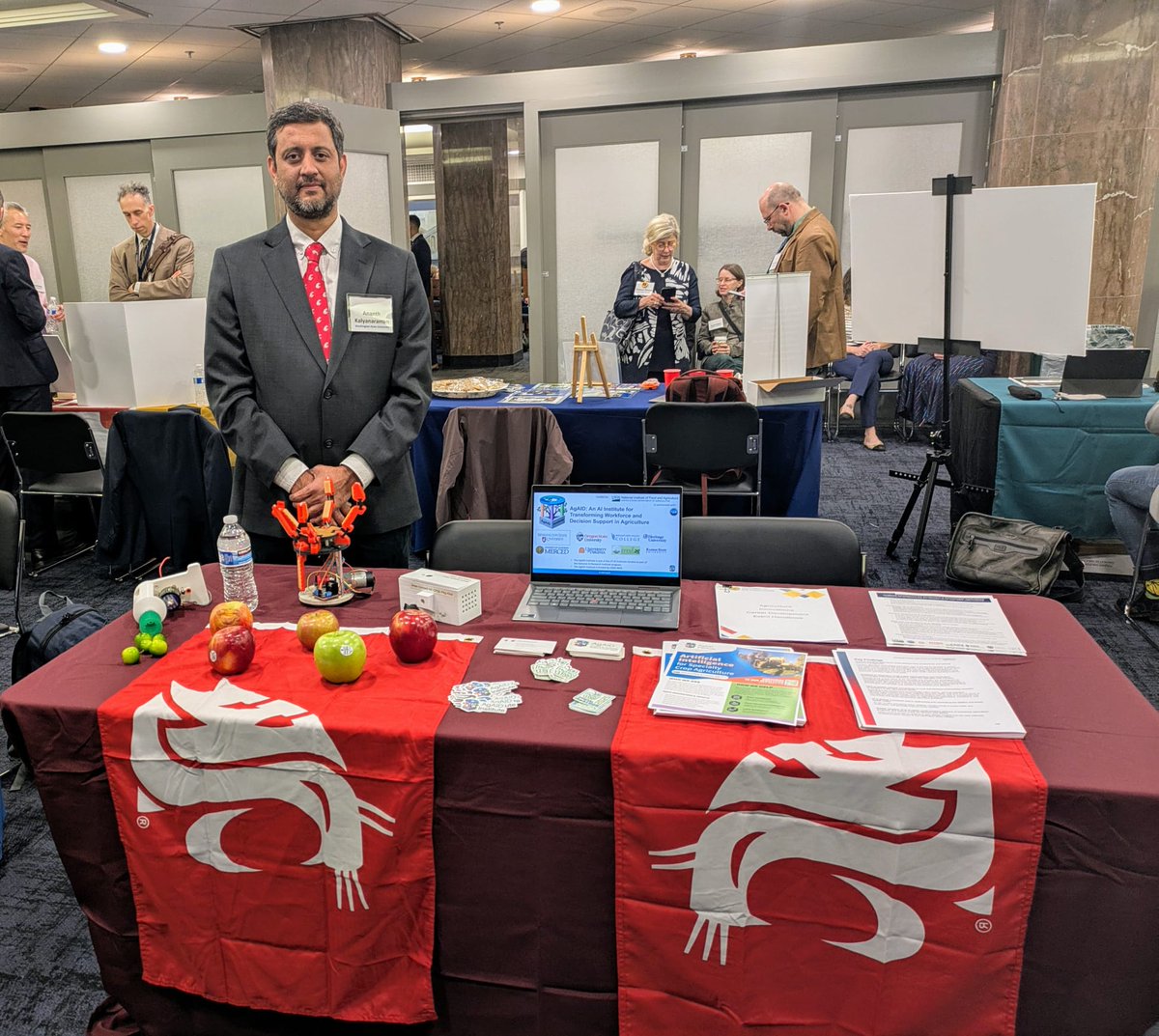 AgAID Institute (@agaid_institute) on Twitter photo Our director, Ananth Kalyanaraman, represented
<a href="/WSUPullman/">WSU Pullman</a> at the Congressional Showcase of NSF-Powered Research: Empowering Discoveries & Innovation to Transform the Future. It was an honor to represent how science & innovation are shaping the future of Ag #WSU #AI4Ag #AgTech Our director, Ananth Kalyanaraman, represented
<a href="/WSUPullman/">WSU Pullman</a> at the Congressional Showcase of NSF-Powered Research: Empowering Discoveries & Innovation to Transform the Future. It was an honor to represent how science & innovation are shaping the future of Ag #WSU #AI4Ag #AgTech