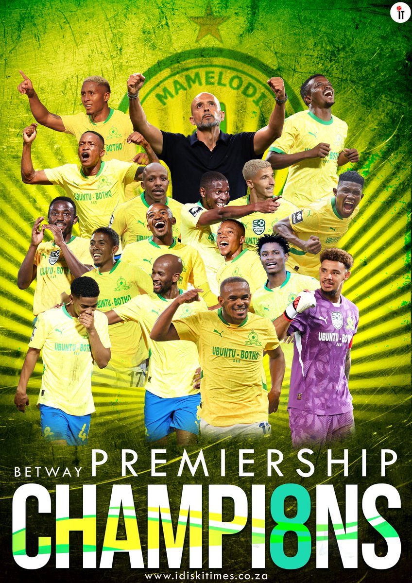iDiski Times (@idiskitimes) on Twitter photo π ππππ π£ππ΄π‘π¦ π
Mamelodi Sundowns are the 2024/25 #BetwayPrem champions after beating Chippa United 3-0.
Miguel Cardoso's men secure their πππππ§π successive league title. Congrats <a href="/Masandawana/">Mamelodi Sundowns FC</a>. π π ππππ π£ππ΄π‘π¦ π
Mamelodi Sundowns are the 2024/25 #BetwayPrem champions after beating Chippa United 3-0.
Miguel Cardoso's men secure their πππππ§π successive league title. Congrats <a href="/Masandawana/">Mamelodi Sundowns FC</a>. π