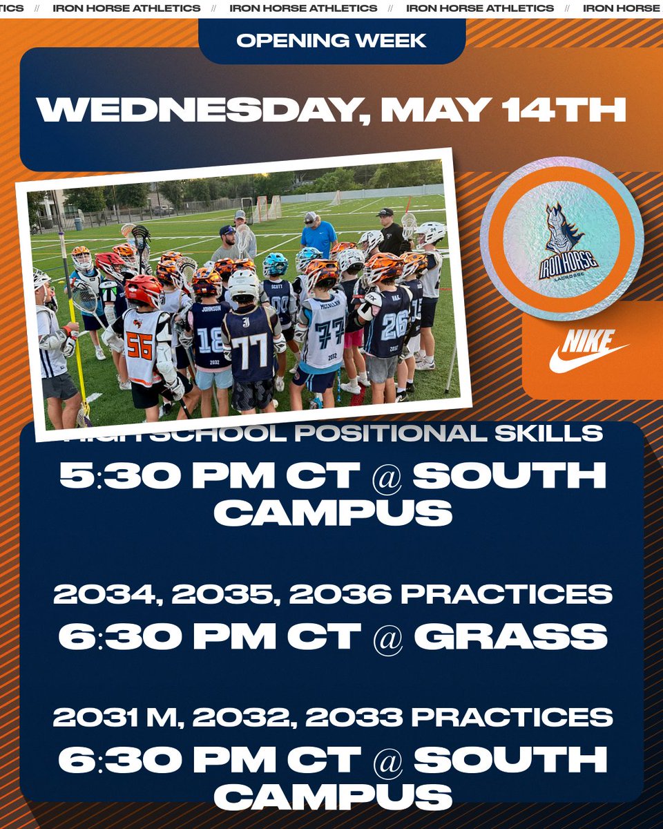 Day three Iron Horse Summer:  It's going to be a hot 😎 one today!  Please bring lots of water 💦.  #OpeningWeek #GiddyUp