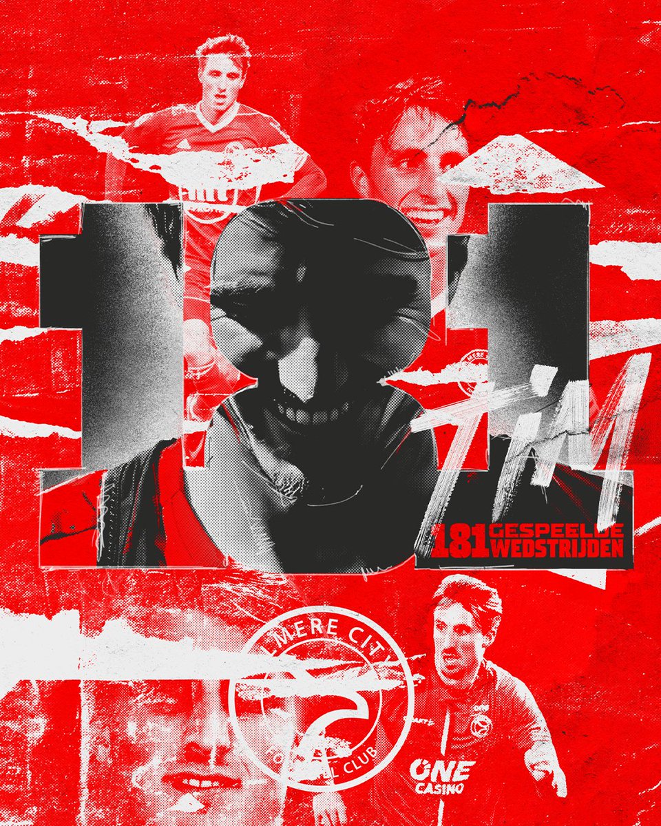 𝐂𝐥𝐮𝐛𝐢𝐜𝐨𝐨𝐧 😍

Tim Receveur is nu officieel de clubrecordhouder! 🔴⚫👏

#almfor #ReceveurHooligan