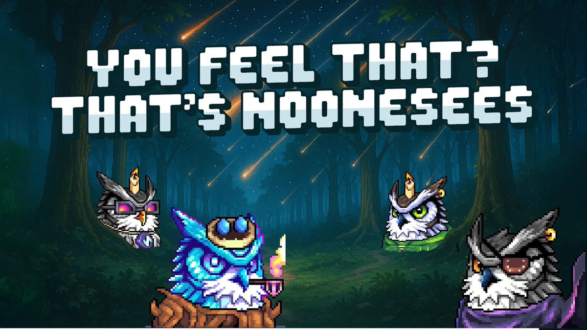 You feel that? That’s NoOneSees

Quote &amp; Tag the one who never left

Madness starts now 🦉