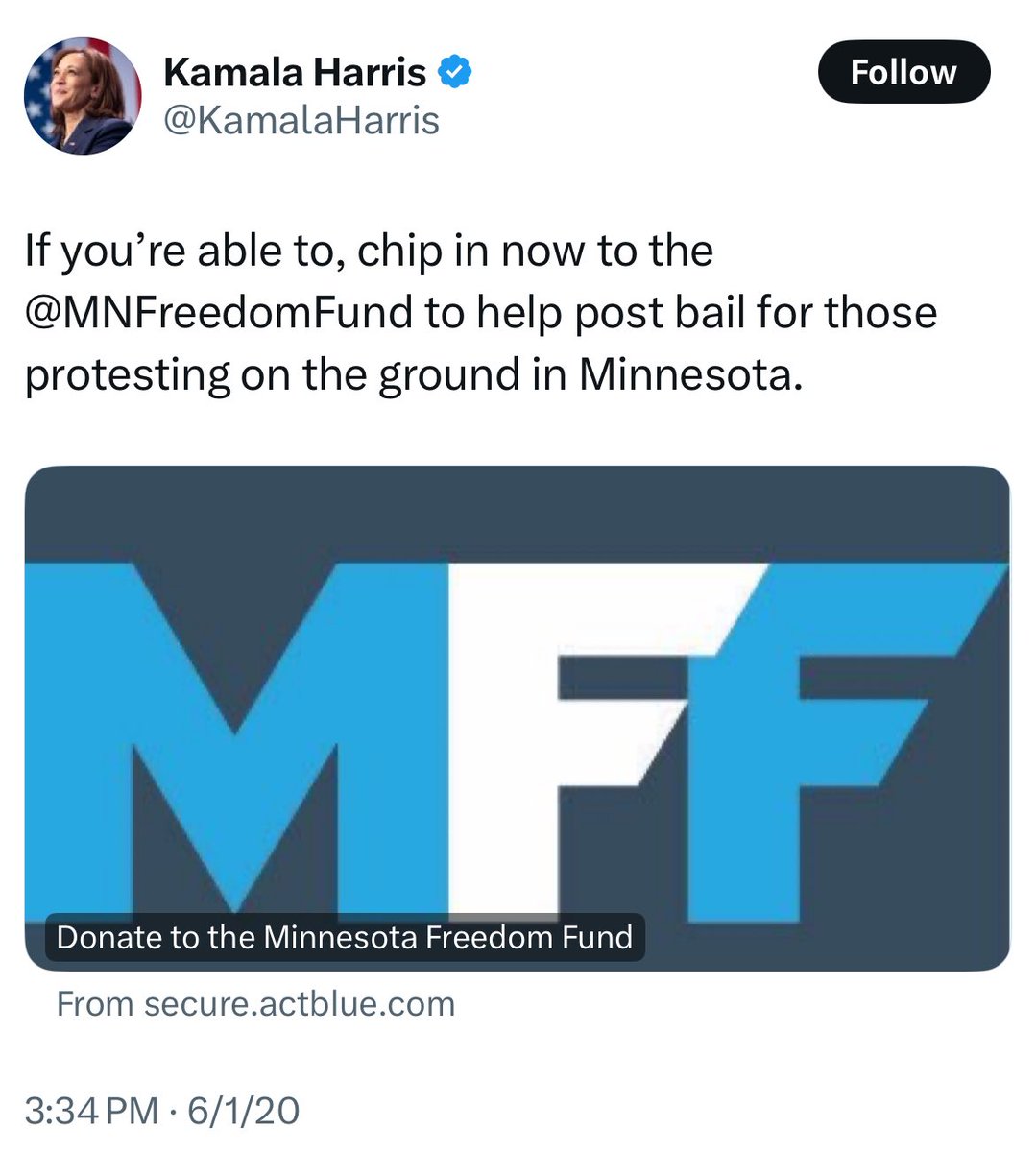 JoeTeirab's tweet image. .@MNFreedomFund abandoning the @MNFreedomFund before @KamalaHarris 🤣