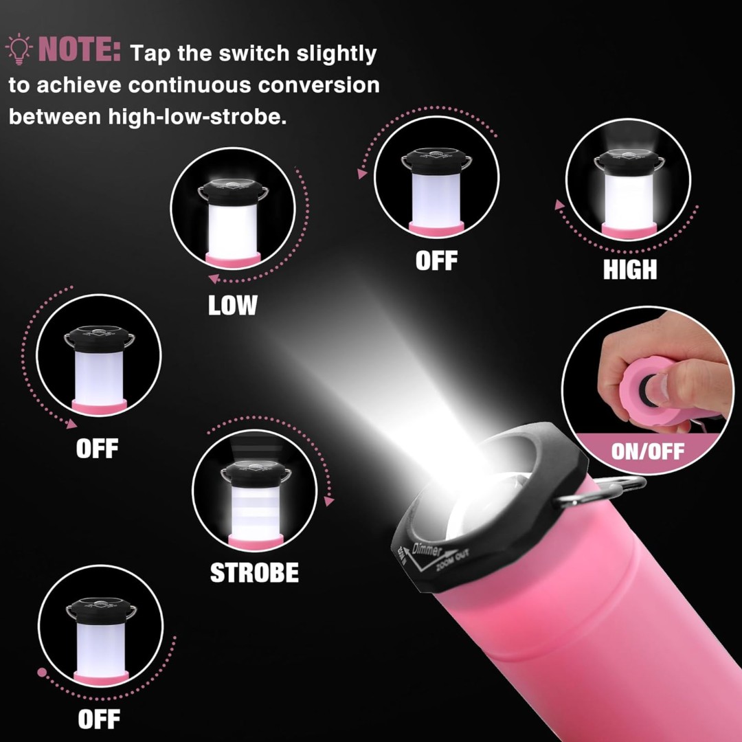 everbrite_light's tweet image. ✨Glow big or glow home!✨ rebrand.ly/EverBritePinkM…
🏕️💖
Our mini 2-in-1 lantern flashlight set is the perfect match for your night outdoors with the kids! #funandfunctional 
.
#everbritelighting #campinglights #kidsflashlights #getoutside #adventureawaits