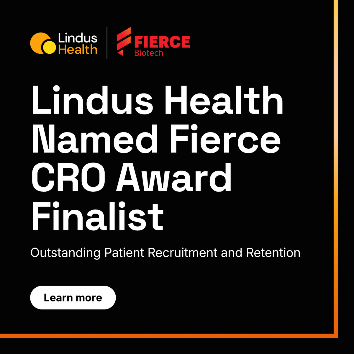 We’re thrilled to be named a finalist for this year’s Fierce CRO Awards in the category of Outstanding Patient Recruitment! 🏆

Read more: eu1.hubs.ly/H0k4kX80

#FierceCROAwards2025 #patientrecruitment #patientretention #clinicalresearch #clinicaltrials #cro
