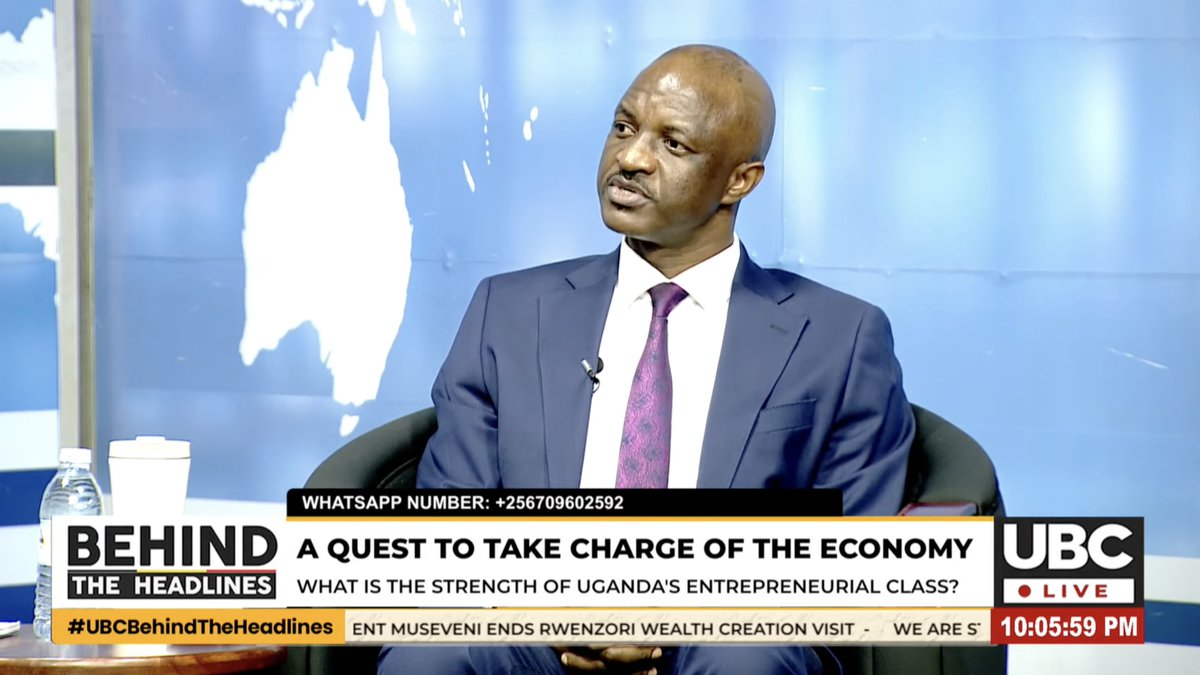 UBC UGANDA (@ubctvuganda) on Twitter photo Uganda’s economy is performing well, with key macroeconomic indicators in good shape. Growth was over 6% last financial year, projected at 6.4% this year, and expected to reach double digits when oil production begins. - PSST <a href="/rggoobi/">Ramathan Ggoobi</a>
#UBCBehindtheHeadlines Uganda’s economy is performing well, with key macroeconomic indicators in good shape. Growth was over 6% last financial year, projected at 6.4% this year, and expected to reach double digits when oil production begins. - PSST <a href="/rggoobi/">Ramathan Ggoobi</a>
#UBCBehindtheHeadlines