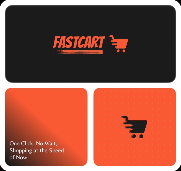 bruv1c's tweet image. 🟠 Brand identity for FastCart.