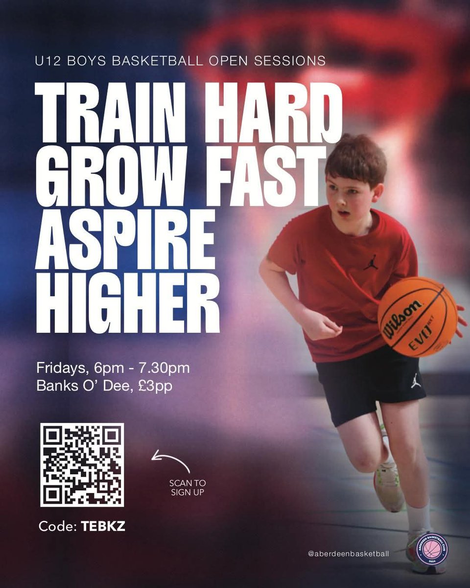 Active_Schools's tweet image. 🏀 Aberdeen Basketball Club are a ClubSport Aberdeen affiliated club, and are running sessions during the week for:

U12 boys: Fridays, 6.00-7.30pm @ Banks o&apos;Dee
U14 Girls: Tuesdays, 6.00-7.30pm @ Northfield Academy

Scan the links on the posters below for more information! ⬇️