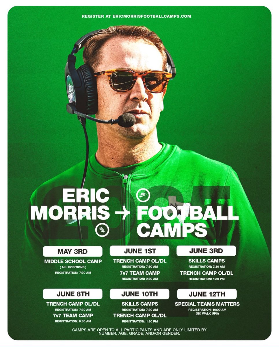 Thank you <a href="/Coach_Conwell/">Dan Conwell</a> and <a href="/MeanGreenFB/">UNT Football</a> for the University of North Texas camp invite.

<a href="/TMossbrucker/">Trent Mossbrucker</a>
<a href="/deionbranch84/">Deion Branch #83 #84</a>
<a href="/CoachSteveEllis/">Steve Ellis</a>
<a href="/Cox83Caleb/">Caleb Cox</a>
<a href="/CoachWatson9/">RASHAD WATSON</a>
<a href="/jaxegan_eku/">Jax Egan</a>
<a href="/PrepRedzoneKY/">Prep Redzone Kentucky</a>
<a href="/LexCathFootball/">Knights Football</a>
<a href="/LexCathSports/">Lex Cath Athletics</a>
<a href="/LippertScouting/">Ryan Lippert</a>
<a href="/drew_toennies/">Drew Toennies</a>
<a href="/DemetricDWarren/">Demetric D. Warren</a>