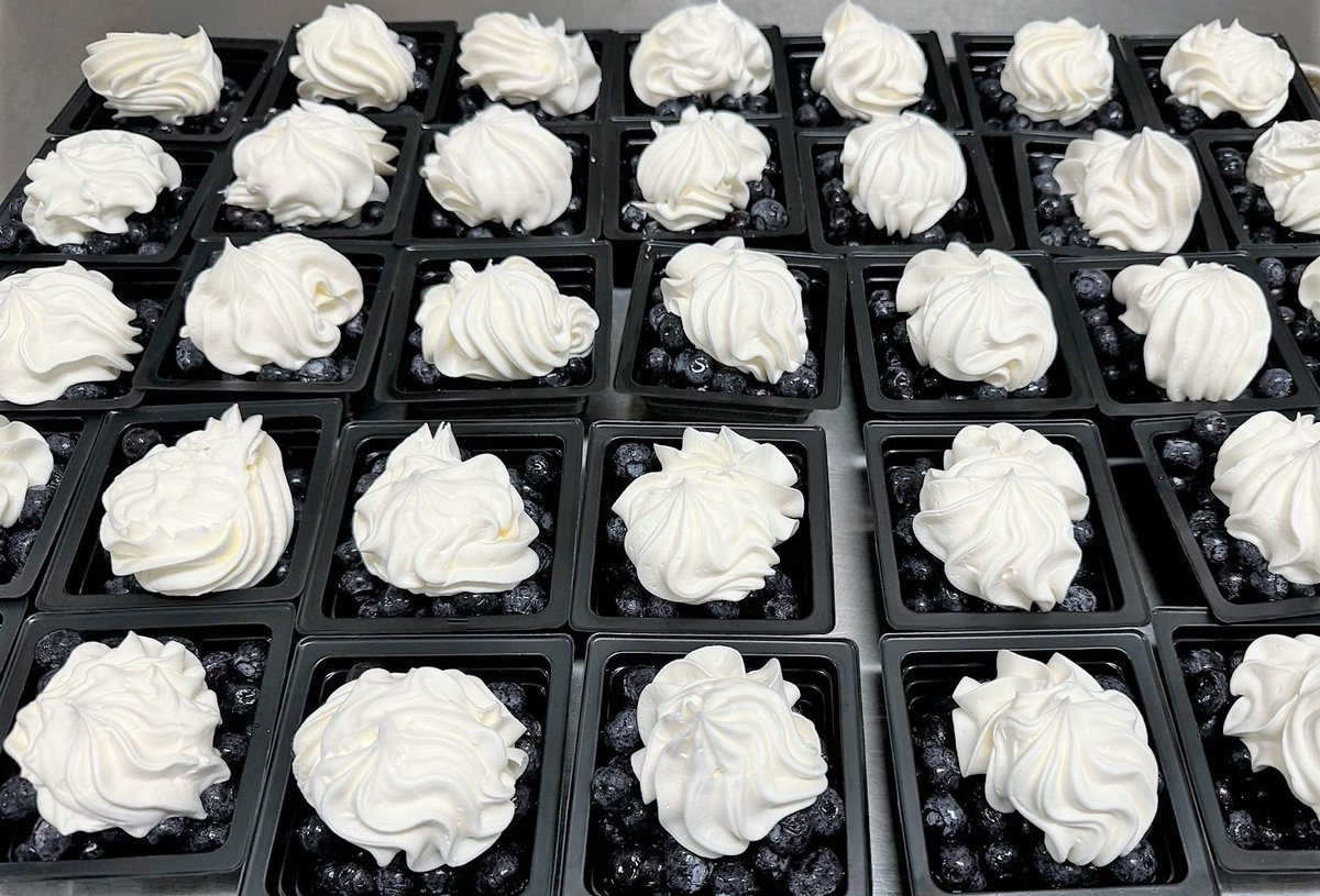 🫐 Tomorrow, we're whipping up May's Harvest of the Month: blueberries topped with whipped cream during lunch. #HOTM
#FBISD #FBISDFoodie #FarmtoSchool