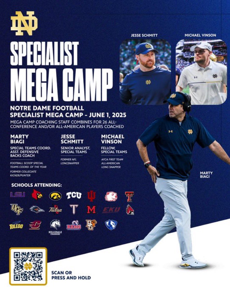 kylenad5's tweet image. Thank you @CoachJS50ND for the camp invite. Can’t wait to be out there this summer! 
@CoachDanMcGuire @GP_Recruiting @Hunterh24 @ThePuntFactory @CoachJBrown7 @Coach_MThompson @Chris_Sailer @CSKRECRUITING