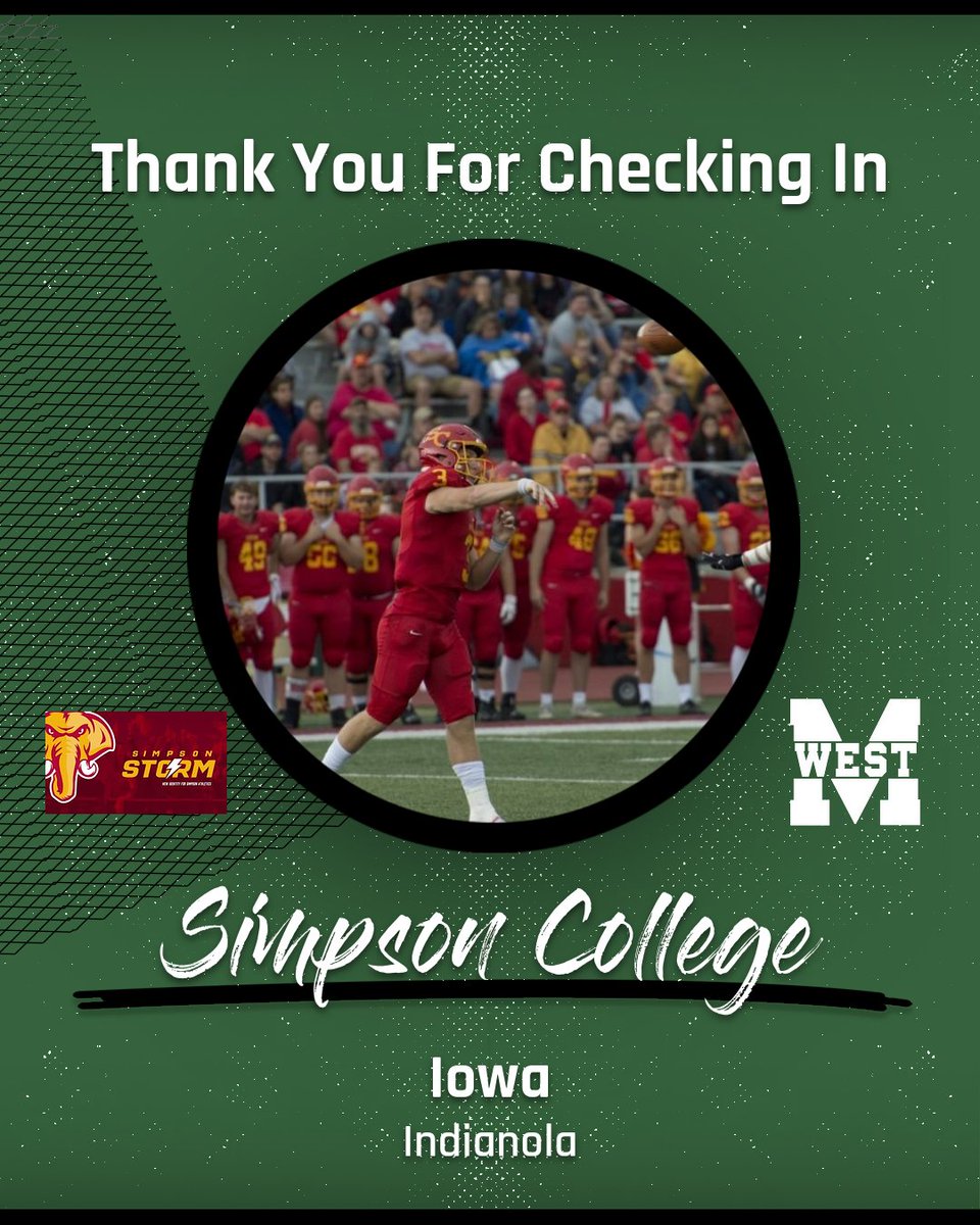 Millard West Wildcat FB (@mwwildcatfb) on Twitter photo Thank you <a href="/scstormfootball/">Simpson Football ⚡️</a> <a href="/OLCoachBoyer/">Alex Boyer</a> for stopping by <a href="/MWHSactivities/">Millard West Activities</a> ! We appreciate you taking an interest in the program! #TWH #BleedGreen Thank you <a href="/scstormfootball/">Simpson Football ⚡️</a> <a href="/OLCoachBoyer/">Alex Boyer</a> for stopping by <a href="/MWHSactivities/">Millard West Activities</a> ! We appreciate you taking an interest in the program! #TWH #BleedGreen