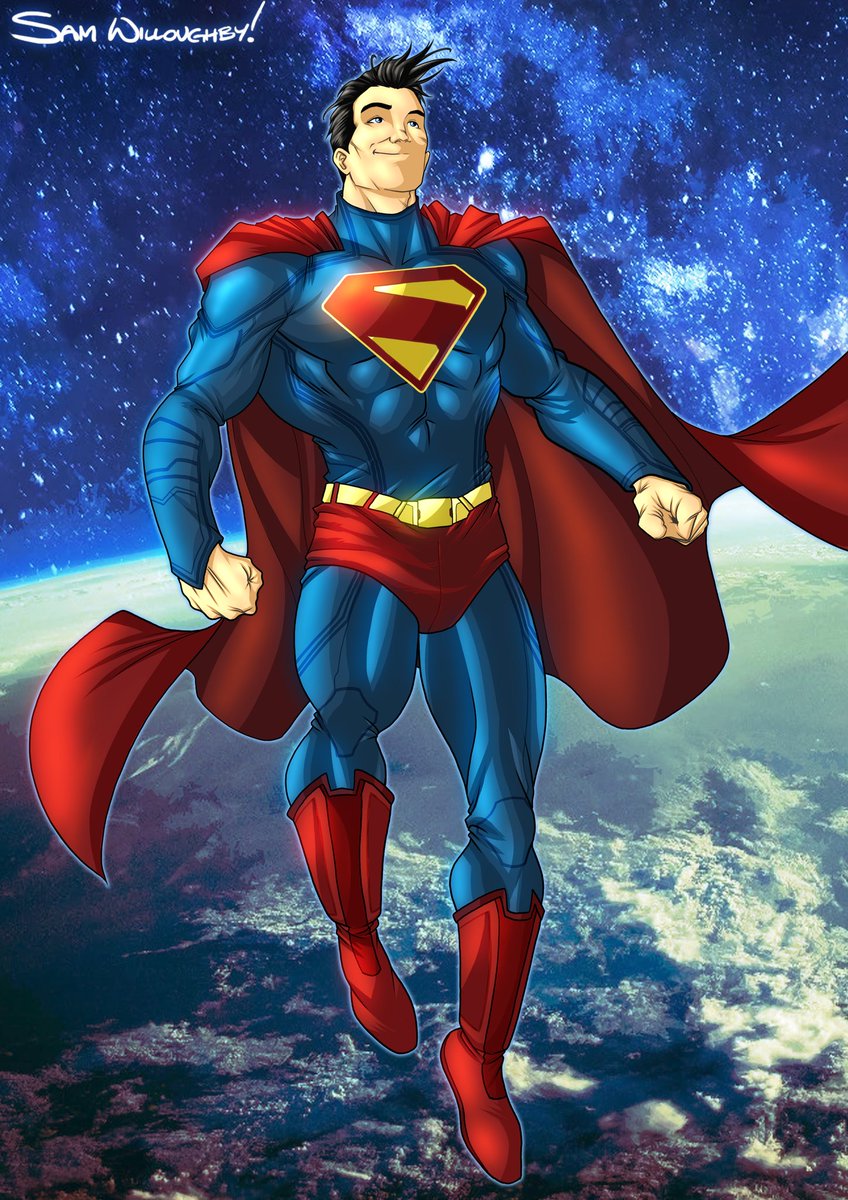 SamRWilloughby's tweet image. #Superman Look up