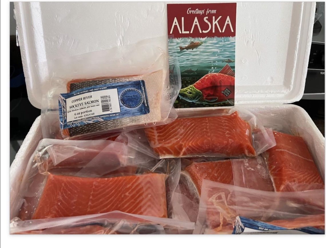 sleepybaysalmon's tweet image. Who’s up contemplating their sleepy bay salmon order?