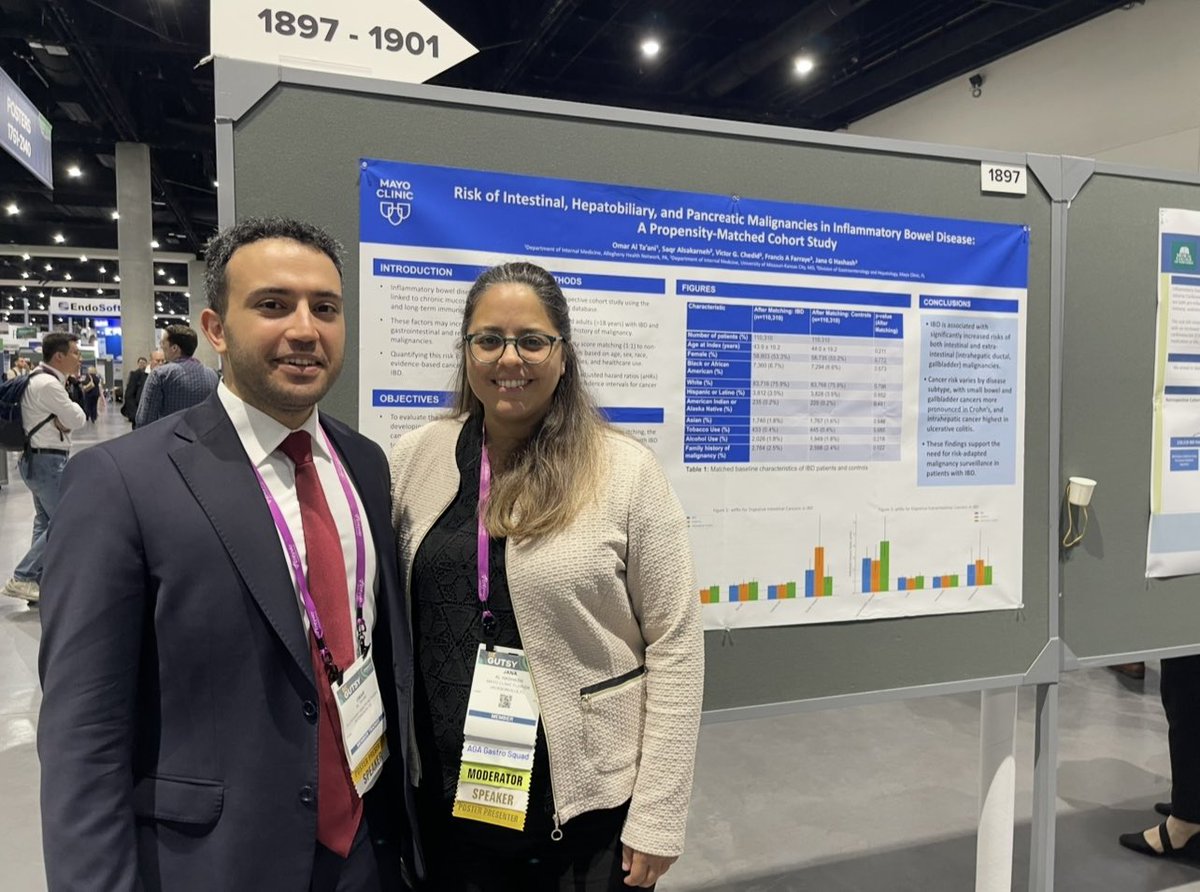 Jana G Hashash, MD, MSc (@jhashashmd) on Twitter photo Incredibly proud of all the super🌟residents and fellows 👩⚕️👨⚕️ for their hard work, dedication & commitment to 🔬🧫🧪🧑💻 <a href="/DDWMeeting/">Digestive Disease Week</a> #2025
Always grateful to my mentors and ongoing collaborations! <a href="/AmerGastroAssn/">American Gastroenterological Association (AGA)</a> <a href="/MRegueiroMD/">Miguel Regueiro</a> <a href="/LinChangMD/">Lin Chang</a> <a href="/FarrayeIBD/">Francis (Frank) Farraye, MD, MSc</a> <a href="/AasmaShaukatMD/">Aasma Shaukat MD MPH</a> Incredibly proud of all the super🌟residents and fellows 👩⚕️👨⚕️ for their hard work, dedication & commitment to 🔬🧫🧪🧑💻 <a href="/DDWMeeting/">Digestive Disease Week</a> #2025
Always grateful to my mentors and ongoing collaborations! <a href="/AmerGastroAssn/">American Gastroenterological Association (AGA)</a> <a href="/MRegueiroMD/">Miguel Regueiro</a> <a href="/LinChangMD/">Lin Chang</a> <a href="/FarrayeIBD/">Francis (Frank) Farraye, MD, MSc</a> <a href="/AasmaShaukatMD/">Aasma Shaukat MD MPH</a>