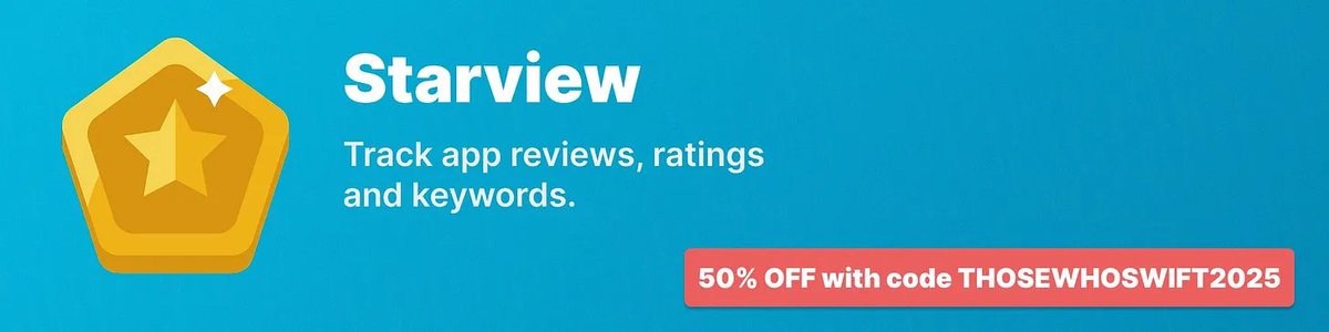 StarviewASO's tweet photo. Check out Those Who Swift newsletter for some  sweet @StarviewASO discounts 🍬

https://t.co/L3Ox3oQC1f https://t.co/ry8vnvHGY7