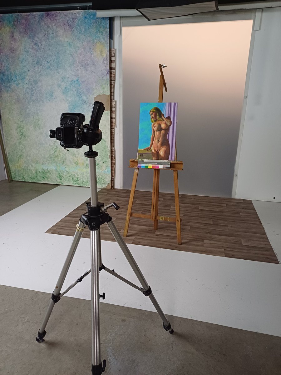Pictor Mulier (@pictormulier) on Twitter photo Photographing the 4 erotic portraits I painted of <a href="/hotsouthernfre1/">Lani Rails (Hotsouthernfreedom)</a> so that her fans can buy art-quality reproductions of the original paintings.
#eroticart #eroticportrait #artforsale #contemporarypainting #ContemporaryPortraits #figurativeart #figurativepainting Photographing the 4 erotic portraits I painted of <a href="/hotsouthernfre1/">Lani Rails (Hotsouthernfreedom)</a> so that her fans can buy art-quality reproductions of the original paintings.
#eroticart #eroticportrait #artforsale #contemporarypainting #ContemporaryPortraits #figurativeart #figurativepainting