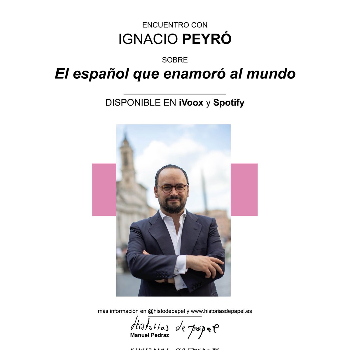 IGNACIO PEYRÓ: EL ESPAÑOL QUE ENAMORÓ AL MUNDO

<a href="/ignaciopeyro/">Ignacio Peyró</a> <a href="/LibrosAsteroide/">Libros del Asteroide</a>
🔉 Episodio ya disponible: linktr.ee/histodepapel

#LosLunesLibros