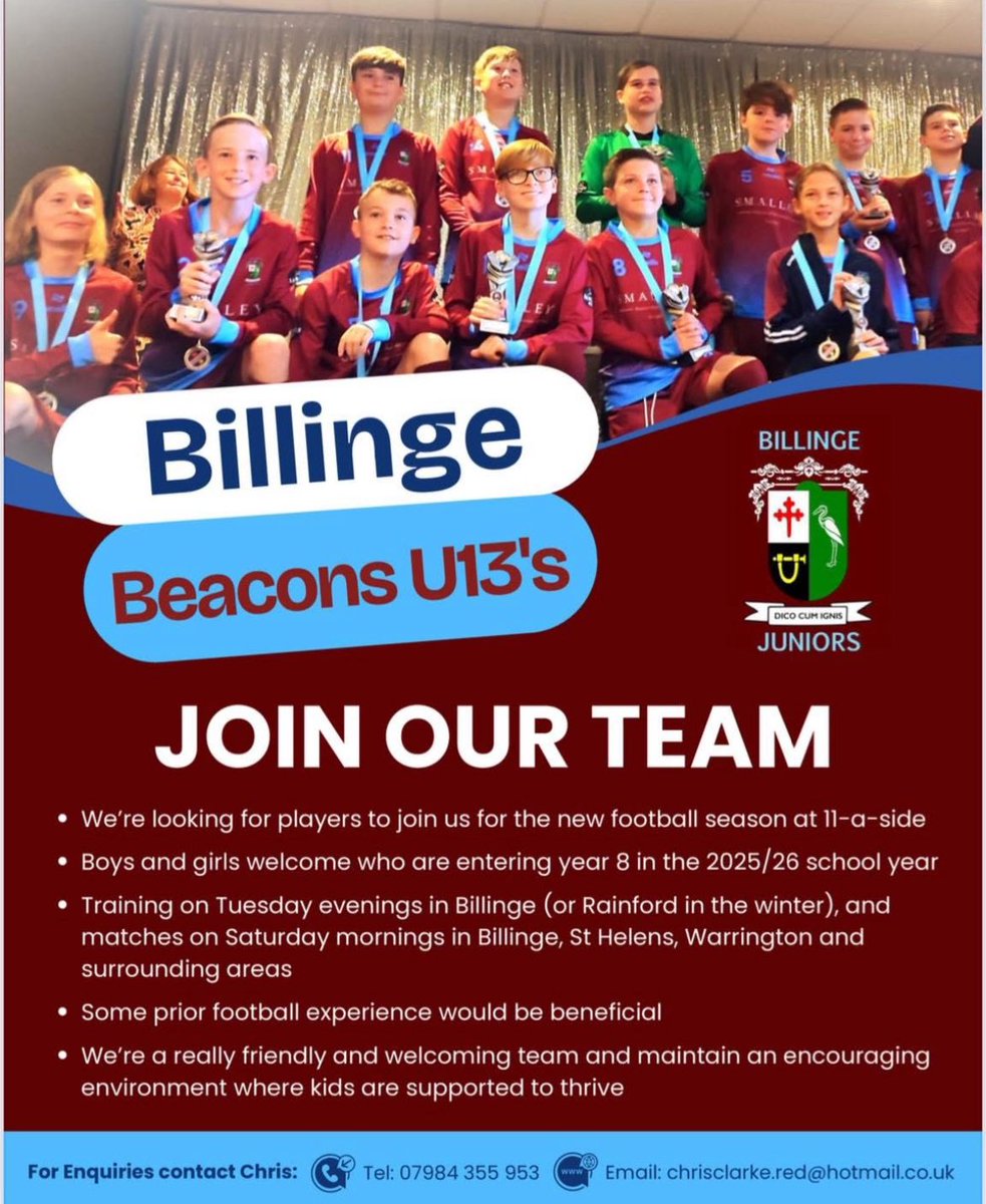 Billinge Juniors FC tweet media