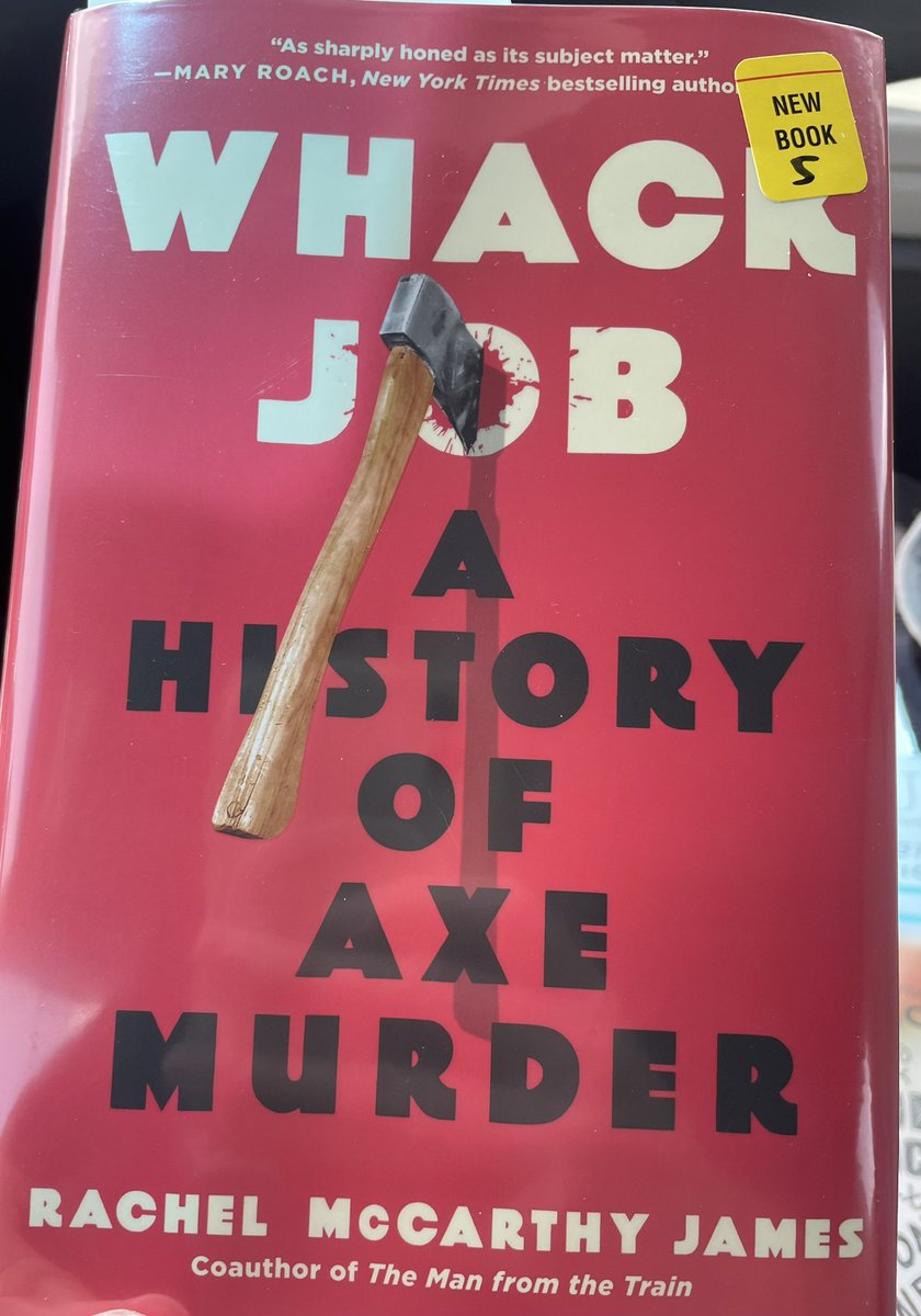 LarryvilleLife (but in Arkansas) (@larryvillelife) on Twitter photo Snagged <a href="/rmccarthyjames/">Rachel McCarthy James</a>'s new book from the local library. What can we say, she loves axe murders! Looks like good bloody fun. Snagged <a href="/rmccarthyjames/">Rachel McCarthy James</a>'s new book from the local library. What can we say, she loves axe murders! Looks like good bloody fun.