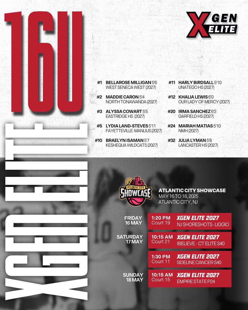 schedule for this weekend !!!