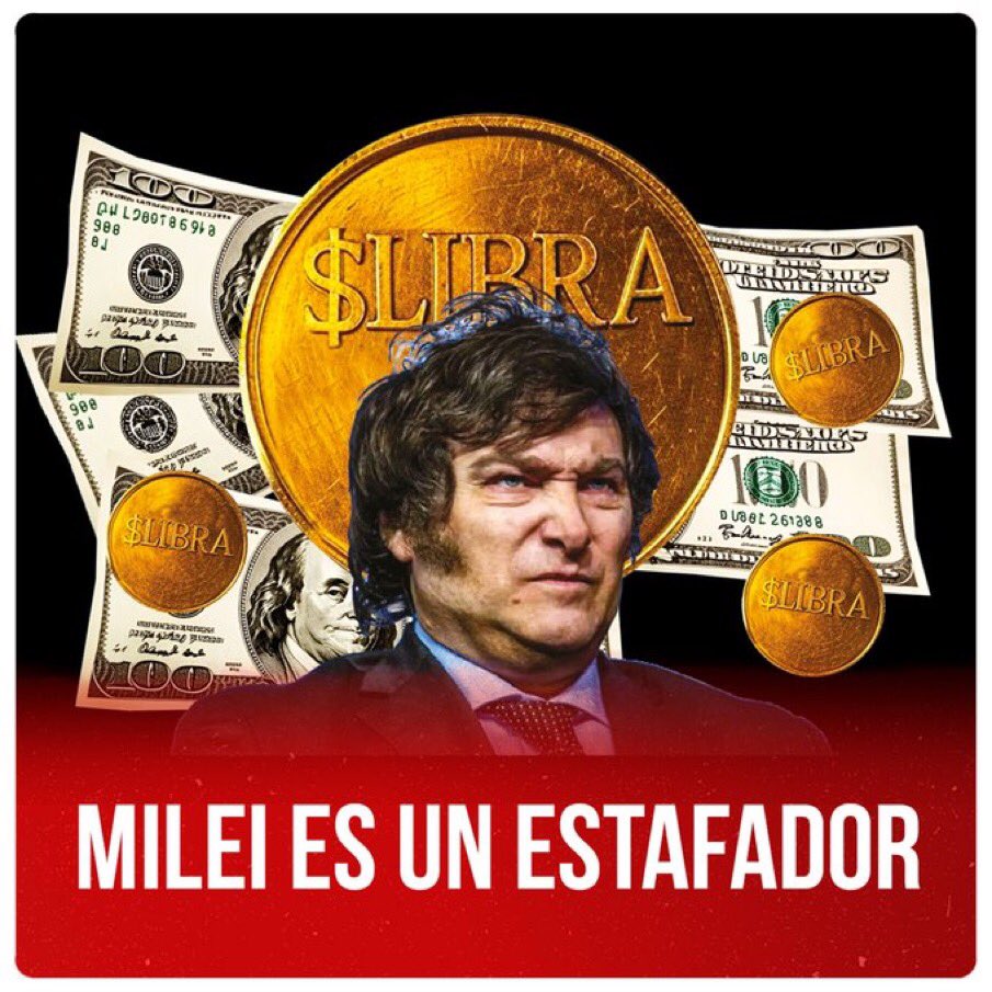 El gobierno no quiere que hables de $Libra #MileiEstafador dale RT