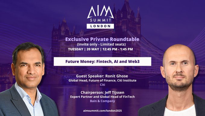 Ronit Ghose (@ronita380) on Twitter photo Excited to announce an exclusive, closed-door private roundtable session with <a href="/ronitA380/">Ronit Ghose</a> (err that’s me) chaired by the one and only <a href="/JeffTijssen/">Jeff Tijssen</a> at <a href="/AIM_Summit/">AIM Summit</a> London Edition 2025.
By invitation only.
Apply to Attend the conference: aimsummit.com/4qPlO Excited to announce an exclusive, closed-door private roundtable session with <a href="/ronitA380/">Ronit Ghose</a> (err that’s me) chaired by the one and only <a href="/JeffTijssen/">Jeff Tijssen</a> at <a href="/AIM_Summit/">AIM Summit</a> London Edition 2025.
By invitation only.
Apply to Attend the conference: aimsummit.com/4qPlO