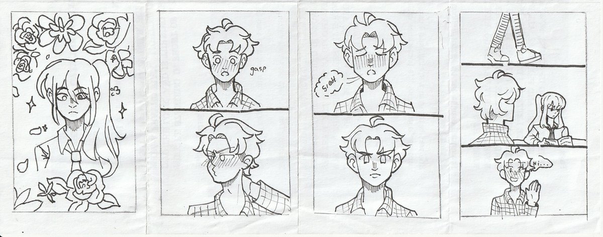 Ariza_Clora's tweet photo. Since I mostly posted traditional stuff on this account I'll throw this down here too (minizine I've been holding off on finishing but this is just the first part)
#art #ComicArt #ocart https://t.co/wDbz3x4zOb
