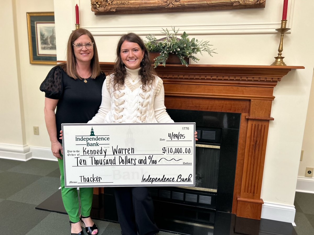 We were proud to honor our 2025 Webster County scholarship recipients Thursday morning in Providence. Kennedy Warren is this year's recipient of the John Thacker Scholarship. Sara Welshans is a recipient of the Webster County community board scholarship.