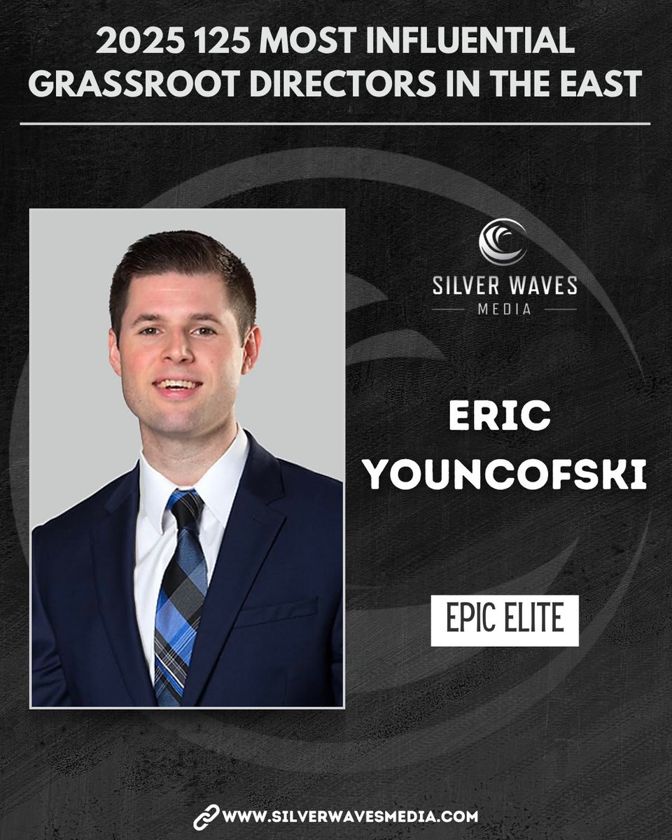 Silver Waves Media (@silverwavemedia) on Twitter photo Congratulations to Eric Youncofski of <a href="/TheEpicEliteAau/">EpicEliteAAU</a> on being selected to the 2025 125 Most Influential Grassroot Directors in the East list.
silverwavesmedia.com/2025-125-most-⌠Congratulations to Eric Youncofski of <a href="/TheEpicEliteAau/">EpicEliteAAU</a> on being selected to the 2025 125 Most Influential Grassroot Directors in the East list.
silverwavesmedia.com/2025-125-most-âŚ