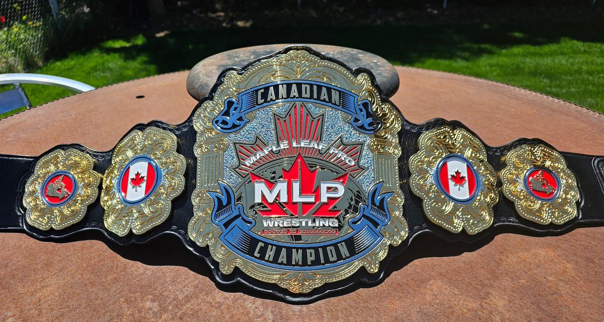 ScottDAmore's tweet image. Thank you to ZBro Belts &amp;amp; @Hellfire_Design for the new @MapleLeafPW championship belts. The title belts are amazing just like our new champions @Walking_Weapon &amp;amp; @GiseleShaw08