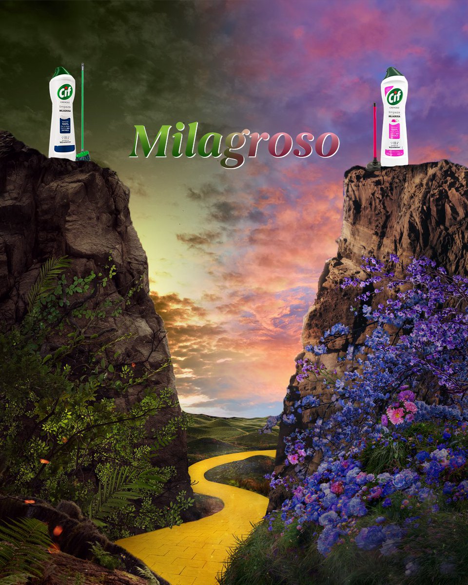 Parece mágica, mas é Cif. ✨ #CifLimpezaMilagrosa

*Leia e siga o modo de uso que consta 
no rótulo e site do produto.